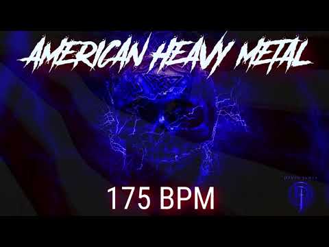 🥁American Heavy Metal Style Drum Track - 175 BPM (FREE WAV & MIDI DOWNLOAD)