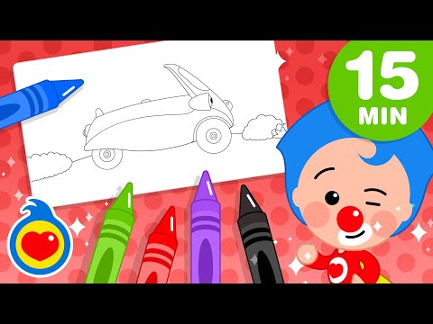Vamos Colorir Tuni  🎨 🖌️ e + Desenhos Para Aprender as Cores! (15 Min) | Um Herói do Coração