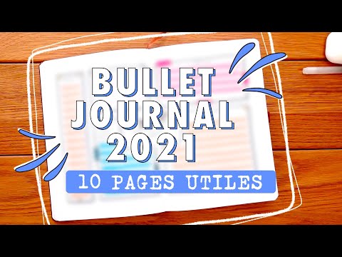 10 idées de pages pour ton Bullet Journal | PLAN WITH ME 2021