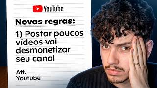 AS 5 NOVAS REGRAS DA MONETIZAÇÃO DO YOUTUBE! (Quem não seguir, vai ter problemas)