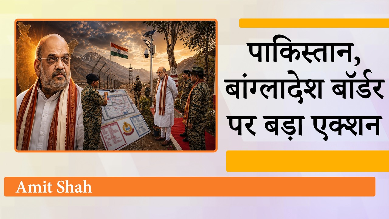 देश से बाहर निकलेगा हर घुसपैठिया, सीमा पर होगा हाईटेक पहरा, Amit Shah ला रहे Smart Border Project देश से बाहर निकलेगा हर घुसपैठिया, सीमा पर होगा हाईटेक पहरा, Amit Shah ला रहे Smart Border Project