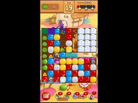 Angry Birds Blast Level 510 - NO BOOSTERS 🎈🐦🎈🐦