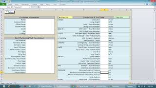 Named Ranges, Merged Cells & Units of Measure