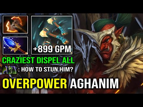 You Can't Stun this Troll Warlord | Brutal Dispel OP Max ATK Speed with Aghanim Battlefury Dota 2