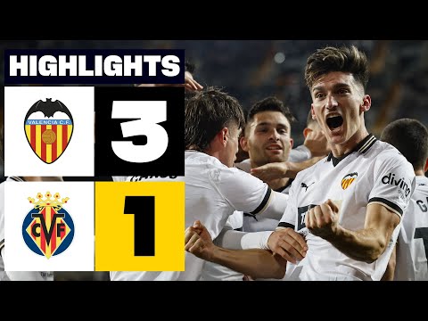 Resumen de Valencia vs Villarreal Jornada 19