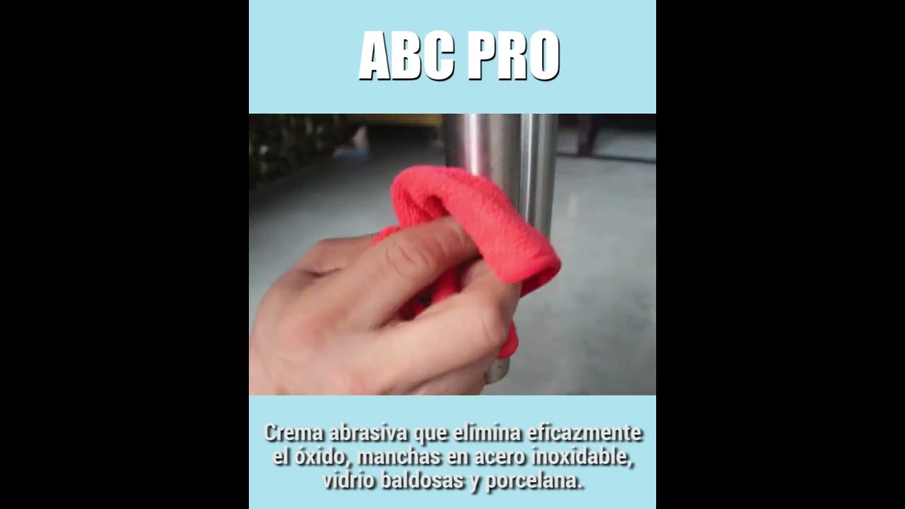 Elimina óxido, limpia acero inoxidable, manchas en cerámicas, baldosas y azulejos