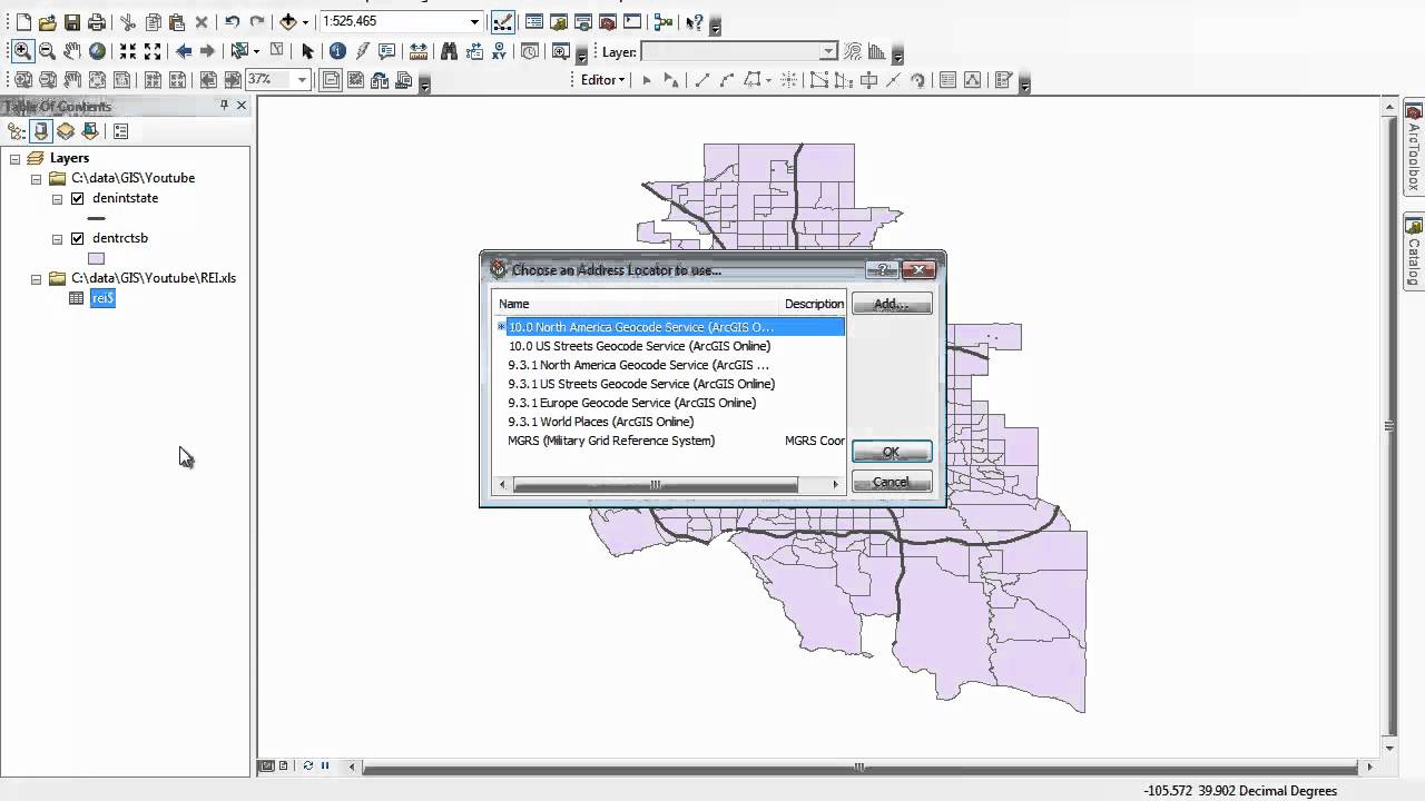 GIS Tutorial: Geocoding Addresses