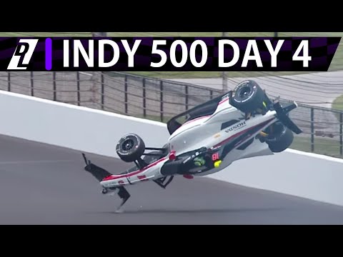 Dramatic Crash, Larson Fast - Indy 500 Practice Fast Friday Report