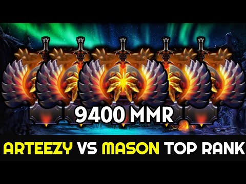ARTEEZY RYOYA vs MASON GUNNAR CR1T — 9400 AVG MMR Top Rank Game