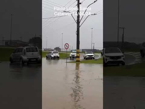 Paulo Lopes Santa Catarina....14/04/24. #viral #chuvas #temporal #tempestade #alerta