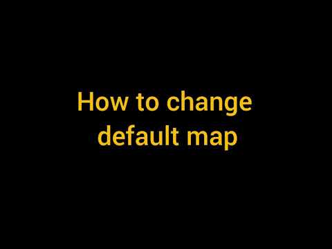 How to: set default map
