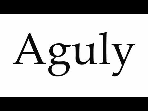 How to Pronounce Aguly