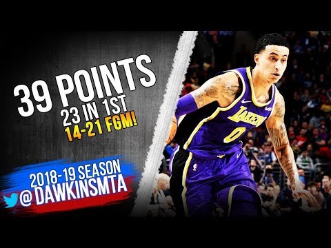 Kyle Kuzma Full Highlights 2019 02 10 Lakers vs 76ers   39 Pts 23 in 1st!  FreeDawkins