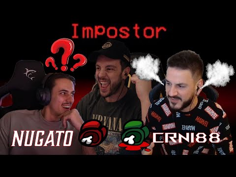 Among Us *Simce resava 1 na 5 situaciju* Crni pregoreo ugasio igricu,Nugato zanemeo !