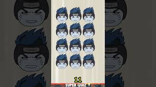 ENCONTRE O EMOJI DIFERENTE KISAME! NARUTO EMOJI QUIZ (PARTE 3) #shorts