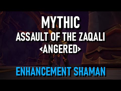 Mythic Assault of the Zaqali - Enhancement Shaman POV | Dragonflight 10.1 | Waves