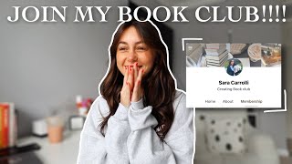 i made a book club!!!! join for all things books & besties