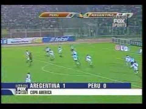Argentina 1 - Peru 0 - Copa America 2004