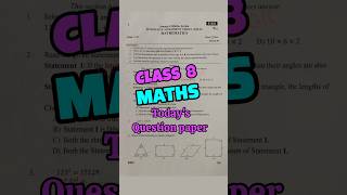 Class 8 Maths Onam exam question paper 2025 | Class 8 Maths onam exam question paper with Answer key