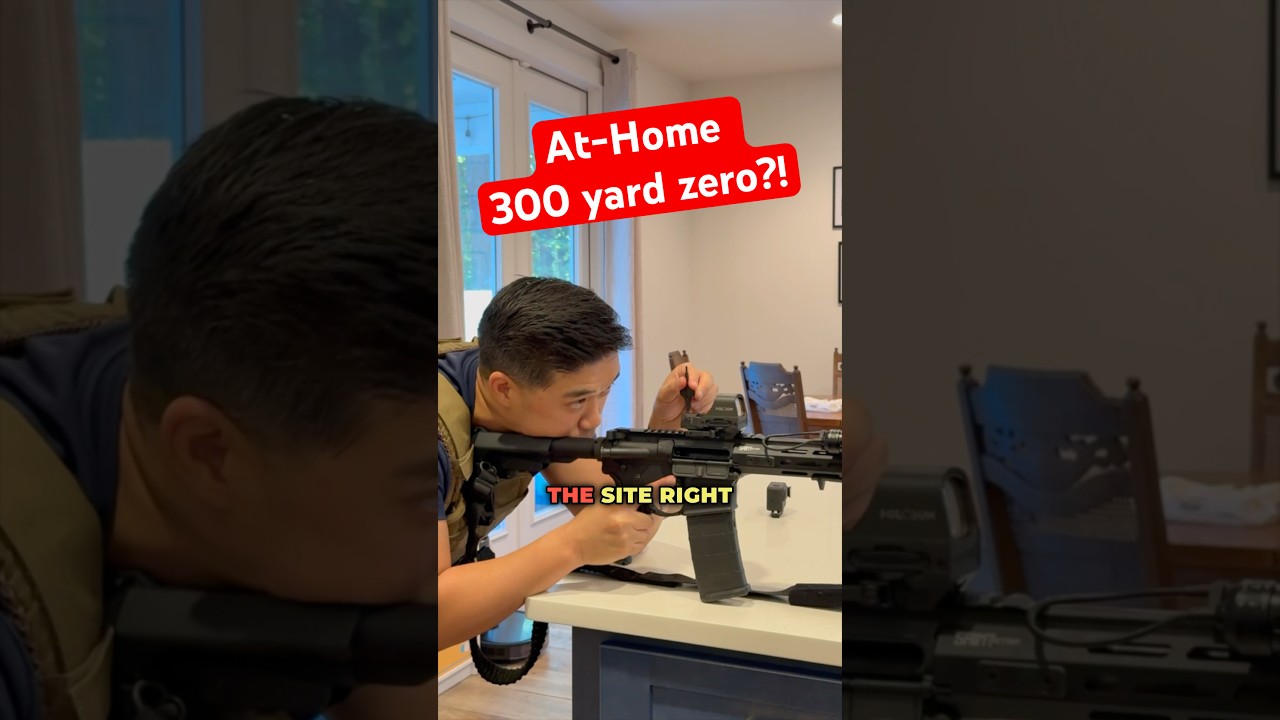 Get an at-home 300 yard rifle zero with no ammo - using the Site Right and InfiniteZeroTarget.com