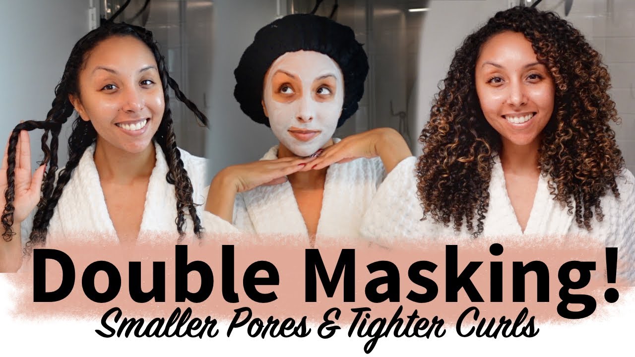 DOUBLE MASKING! SMALLER PORES & TIGHTER CURLS! | BIANCARENEETODAY