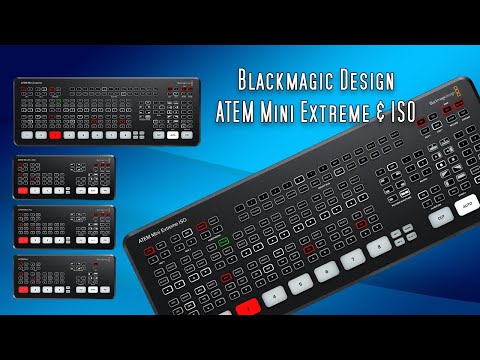 ATEM Mini Extreme vs ATEM Mini, Pro, and ISO