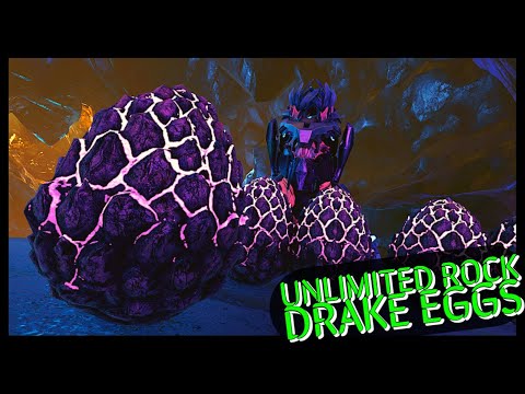 UNLIMITED HIGH LEVEL ROCK DRAKE EGGS GLITCH | Ark Survival Evolved