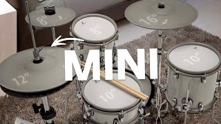 Video thumbnail for EFNOTE MINI | #1 Electric Drum Kit | Quiet & Cute E- Drum Set | 14” Bass Drum by CAMI LOOPS