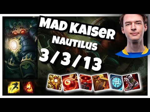 Nautilus vs Alistar MAD Kaiser SUPPORT (3/3/13) - v11.4