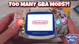 This CRAZY ASS Game Boy Advance Has Tons Of MODS!