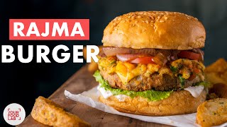 Veg Burger with Rajma Patty | Healthy Burger Recipe |Mango Salsa | Chef Sanjyot Keer