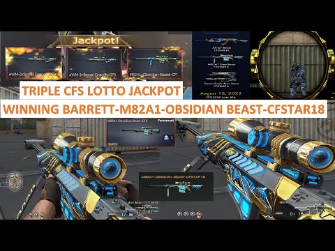 WINNING NEW BARRETT-M82A1-OBSIDIAN BEAST-CFSTAR18 CFPH