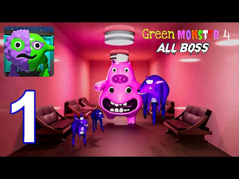 Green Monster 4 All Boss - Gameplay Walkthrough Part 1 - Full Game (Android, iOS)