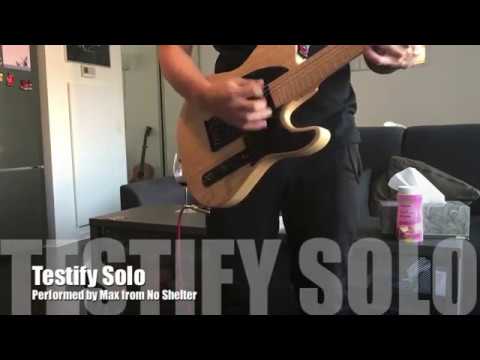 Rage Against The Machine - Testify Guitar Solo Cover