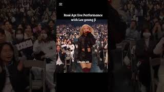 Download lagu ROSÉ APT LIVE Performance with Lee young ji!#apt #brunomars #rosé #leeyoungji #trending #shorts mp3 Download lagu ROSÉ APT LIVE Performance with Lee young ji!#apt #brunomars #rosé #leeyoungji #trending #shorts mp3