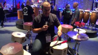 Video thumbnail for 2014 Winter NAMM Latin Percussion Cajon Brushes by Musician's Friend