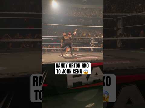 RKO outta nowhere to Cena 🤯 (via suniversal/IG)