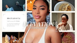 PRODUCTIVE MORNING ROUTINE | healthy habits, makeup routine, glow up tips & more! #ELEVATIONERA