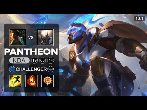 Pantheon vs GangPlank Top - EUW Challenger - Patch 13.1 Season 13