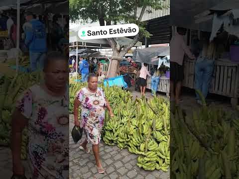 feira livre de santo Estevão - BA #bahia #nordeste #santoestevao #br116 #Rafaeljambeiro #feiralivre