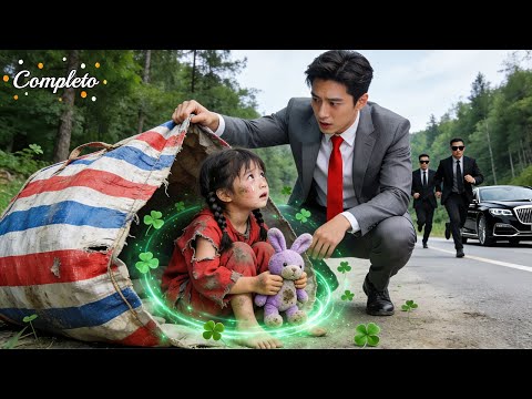 CEO bancarrota adopta a mendiga de 5años,descubre q es diosa de fortuna!En 1noche gana 500Billones！