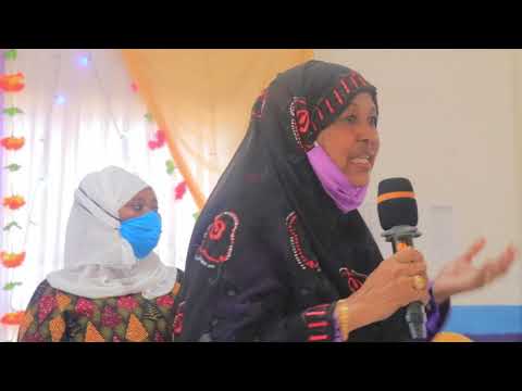Mama Awena akabidhi mikoba kwa Bi.Zainab Mke wa makamu  Othman Masoud