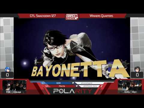 CFL Smackdown 127 WiiU - FBC | Ookami (Greninja) vs GxG | Riot (Bayonetta) - Winners Quarters