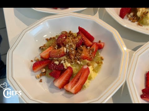 Compote rhubarbe et fraises d'Alsace