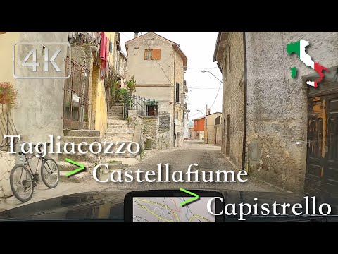 Scenic Drive (Abruzzo), Italy [Tagliacozzo ⩾ Castellafiume ⩾ Capistrello ] May 2022 | ⛅