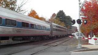 preview picture of video 'Amtrak and CSX Going Through Ashland, MA'
