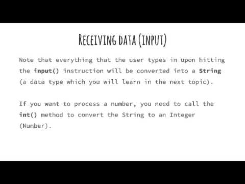 Python 1 2 Basic Input And Output Operators