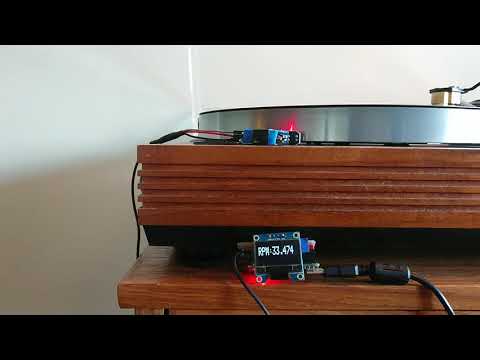 DIY turntable tachometer for accurate speed check