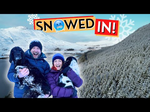 SNOWED IN To Our Cottage On The Isle Of Skye, Scottish Highlands Ep56