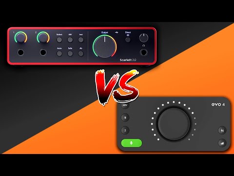 Focusrite Scarlett 2i2 VS Audient Evo 4 // Which is Better?